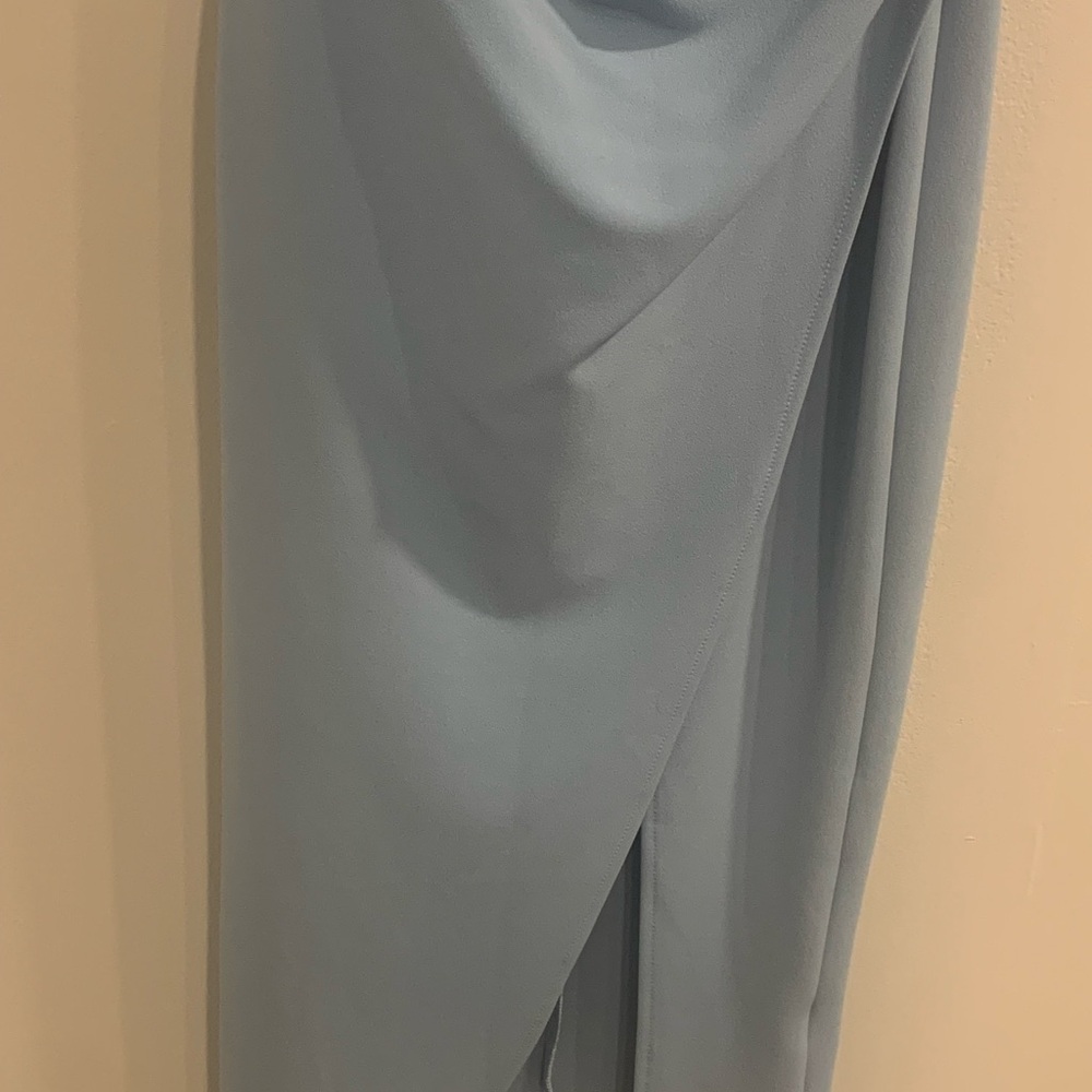 Hello Molly Blue Asymmetrical Sheath Dress Like New for Party’s and Weddings - Picture 8 of 14
